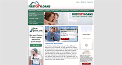 Desktop Screenshot of firstcityloans.com